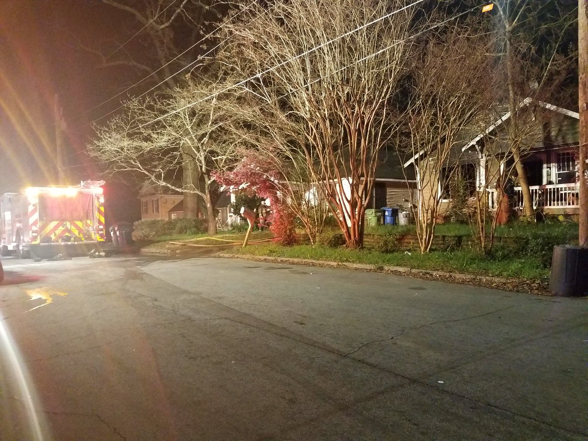 Atlanta Fire investigating what sparked flames at home on Beechwood Ave SW. One person hurt