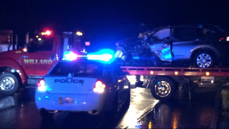 While Gwinnett County Police officers were working on a multiple-vehicle wreck in the northbound lanes of Peachtree Parkway near the Chattahoochee River early Sunday morning, a suspected drunk driver drove into at least one law enforcement vehicle at the scene