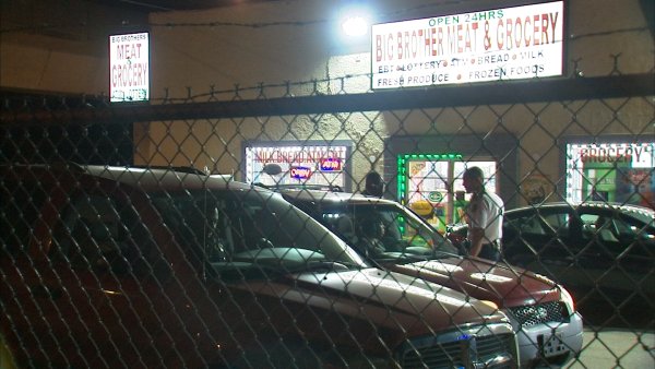 Police are searching for two men who walked into a southwest Atlanta grocery store and fired several shots during an attempted robbery. The incident happened around 11 p.m. at the Big Brother grocery store on the 1100 block of Lee Street in Atlanta.