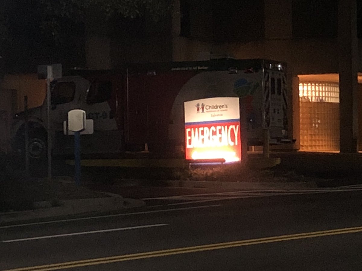 A 2-year-old child died and two other young children are in the hospital tonight after their family was nearly hit on I-75l   