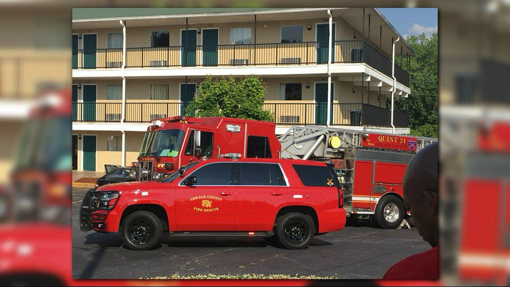 Body identified in hotel room that sickened three DeKalb officers