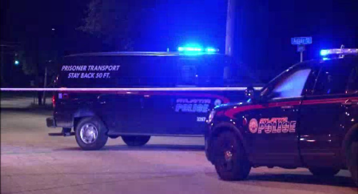 Security guard asks man to leave Lakewood Ave Family Dollar. He refuses and punches guard in face, who then shoots him