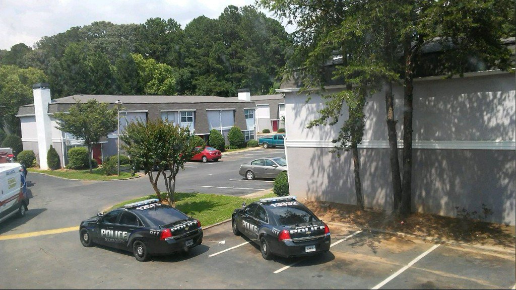 A man was shot death in Stone Mountain on Saturday afternoon. The shooting happened at the Terra Creek apartments on Central Drive. suspect is in custody.