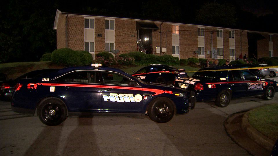 Police investigating a triple shooting on Fairburn Road in Southwest Atlanta. At least two of the victims are teenagers