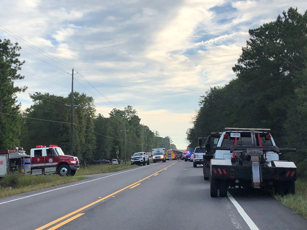 Fatal crash that occurred this morning on Hwy 280 N in Bryan County.    