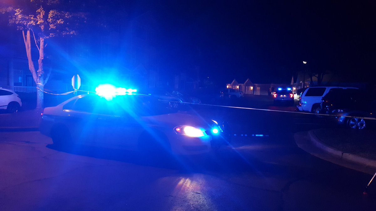 Shooting on the 50th block of Saint Marlow Dr. In Lawrenceville GA. One male is confirmed deceased from a gunshot wound to the chest