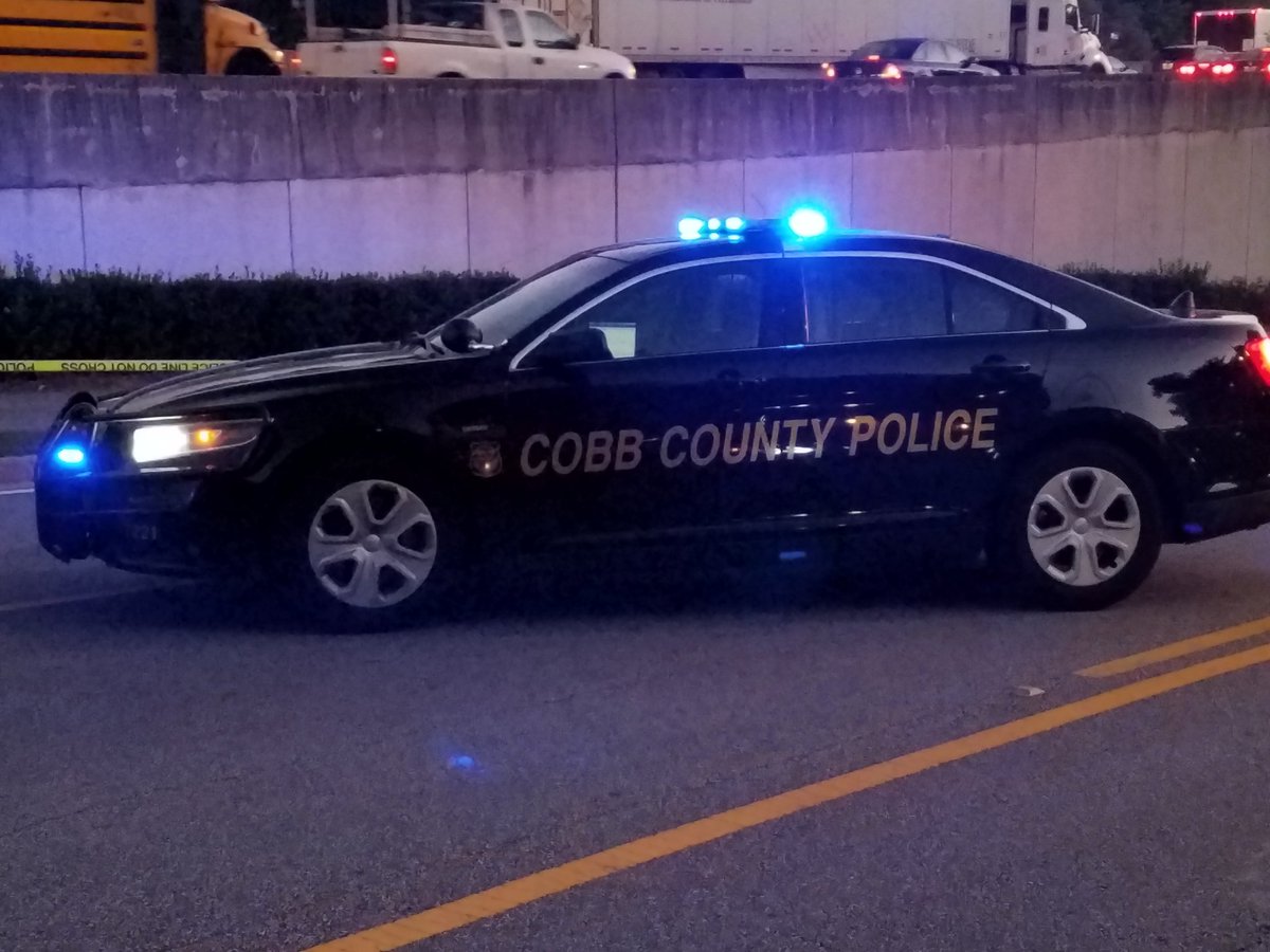 Shooting that apparently involved a Cobb County Police Officer on Akers Mill Rd.