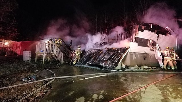 Nearly 40 animals killed in mobile home fire    