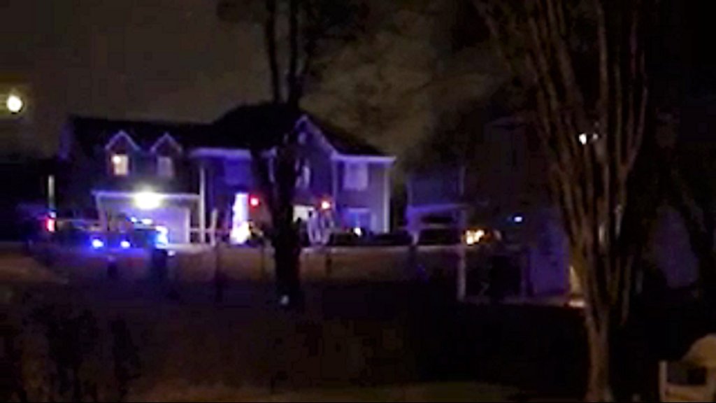 DeKalb police are investigating a person found shot to death in the basement of a home.