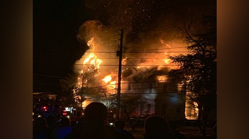 Fire destroys Georgia College fraternity house