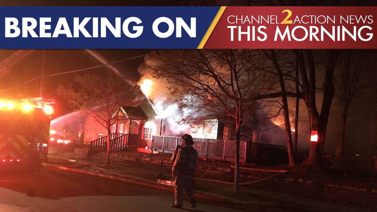 Firefighters are on scene of a fire at a popular northwest Atlanta bbq restaurant.