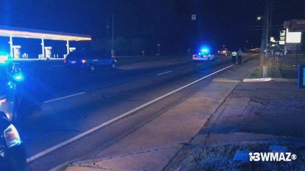 A man died late after being hit by a car.