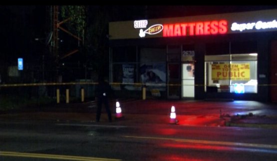 Man is stabbed in neck during overnight attempted carjacking. Happened at Decatur mattress store. Live reports from Grady where the victim is being treated  