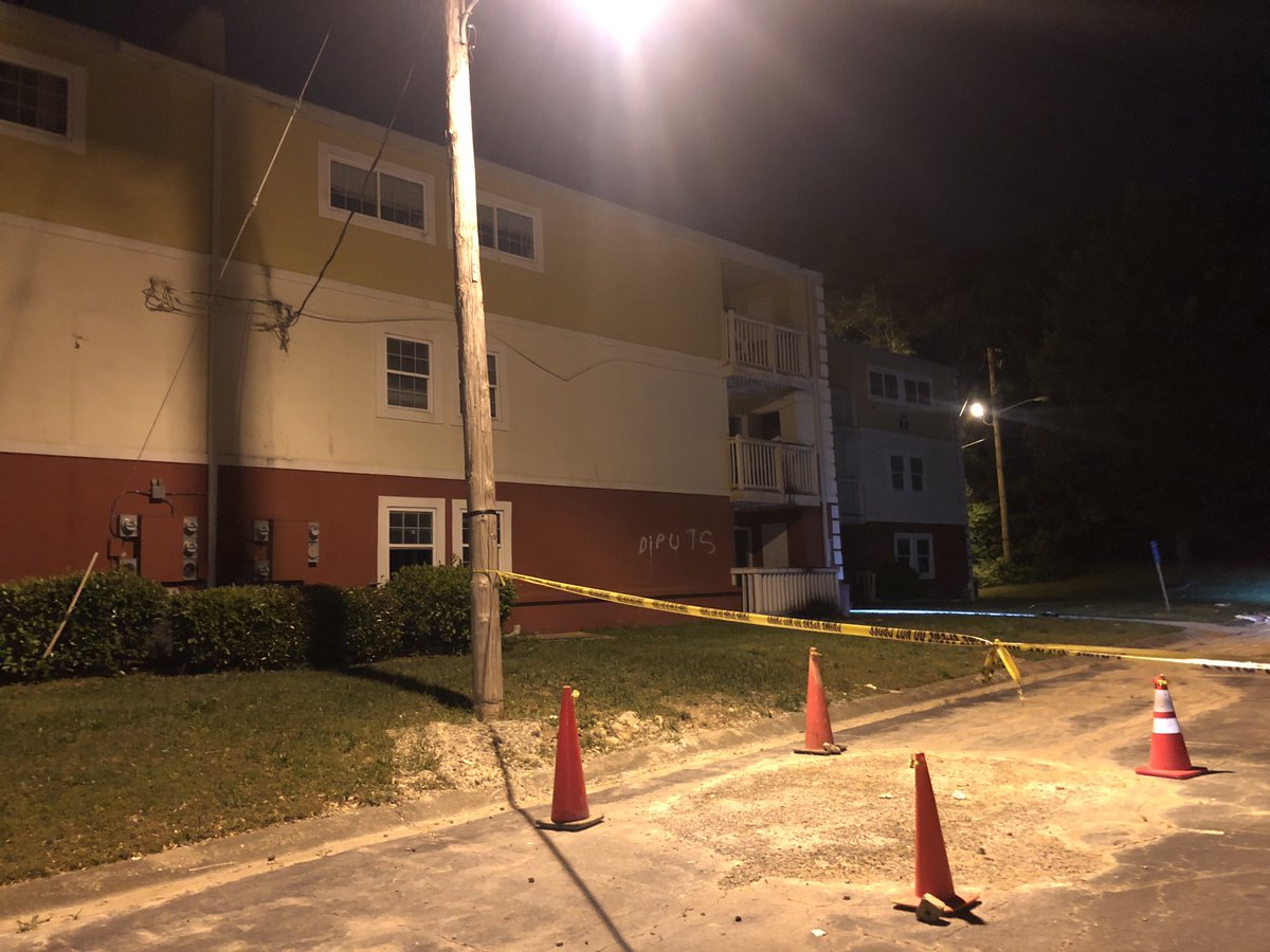 Officers say the shooting happened in this vacant building inside the Manchester Oak Apartment complex. Most of the buildings in this complex are empty, so police aren't sure why they were there in the first place