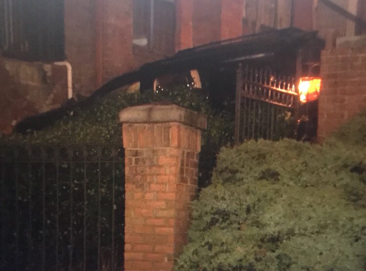 Atlanta Police are investigating after a car hit a building this morning at Piedmont and Lenox Roads. This is next to the Chipotle