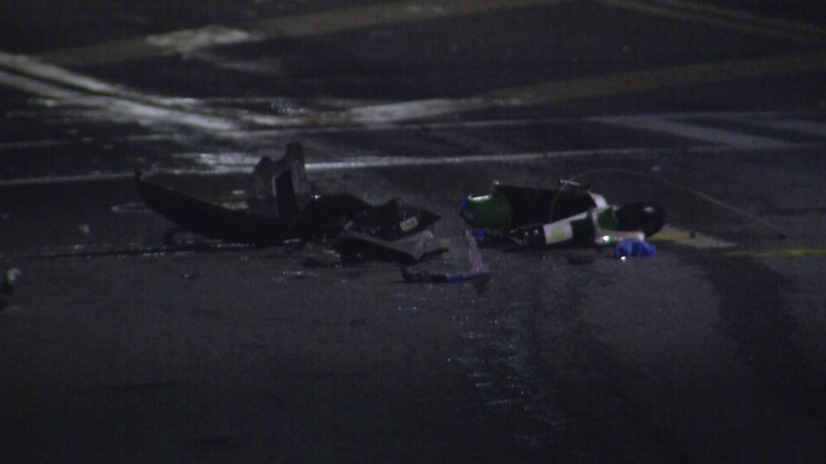 A 20-year-old man is dead after he was hit by a car just before midnight outside the Westlake station.