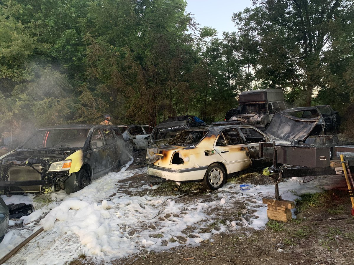 Now count 12 cars with some kind of fire damage at DeKalb County auto care business