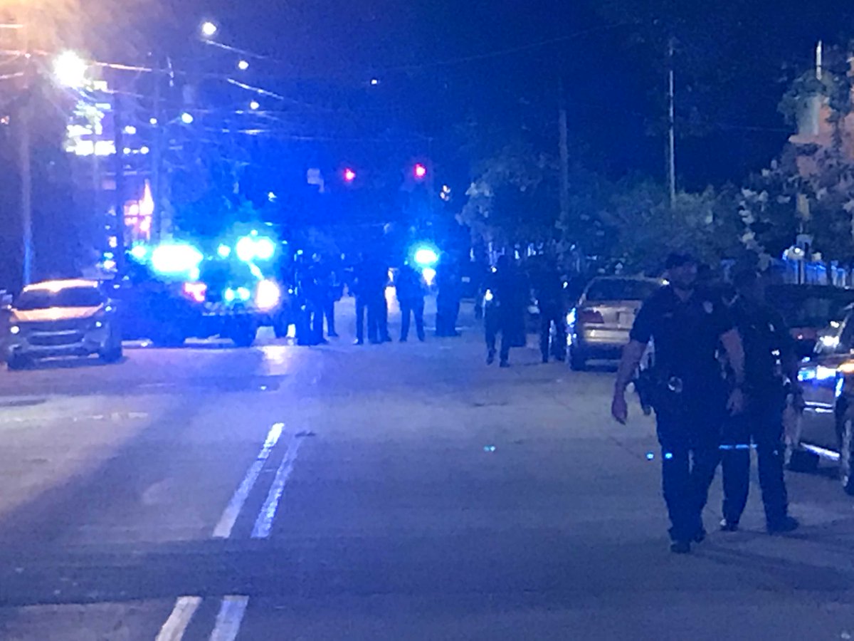 Here's another look at the active scene near Ponce Market. This is at North Ave and Parkway