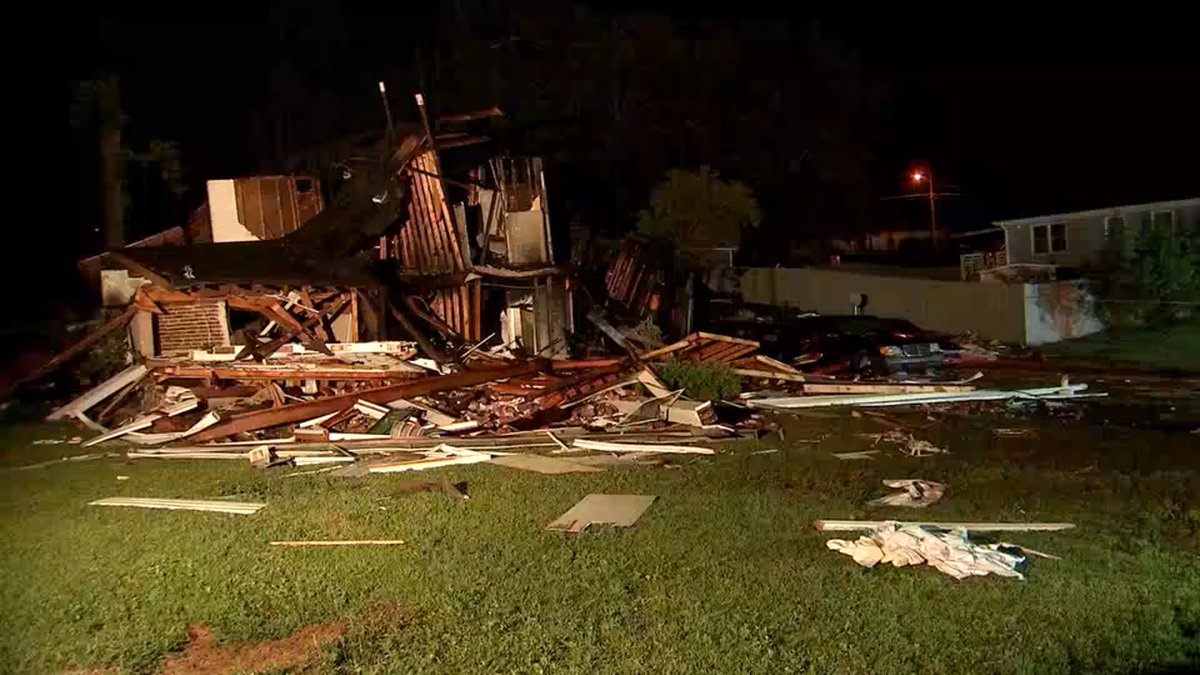 This is what's left of a house in Cobb County after it burst into flames 