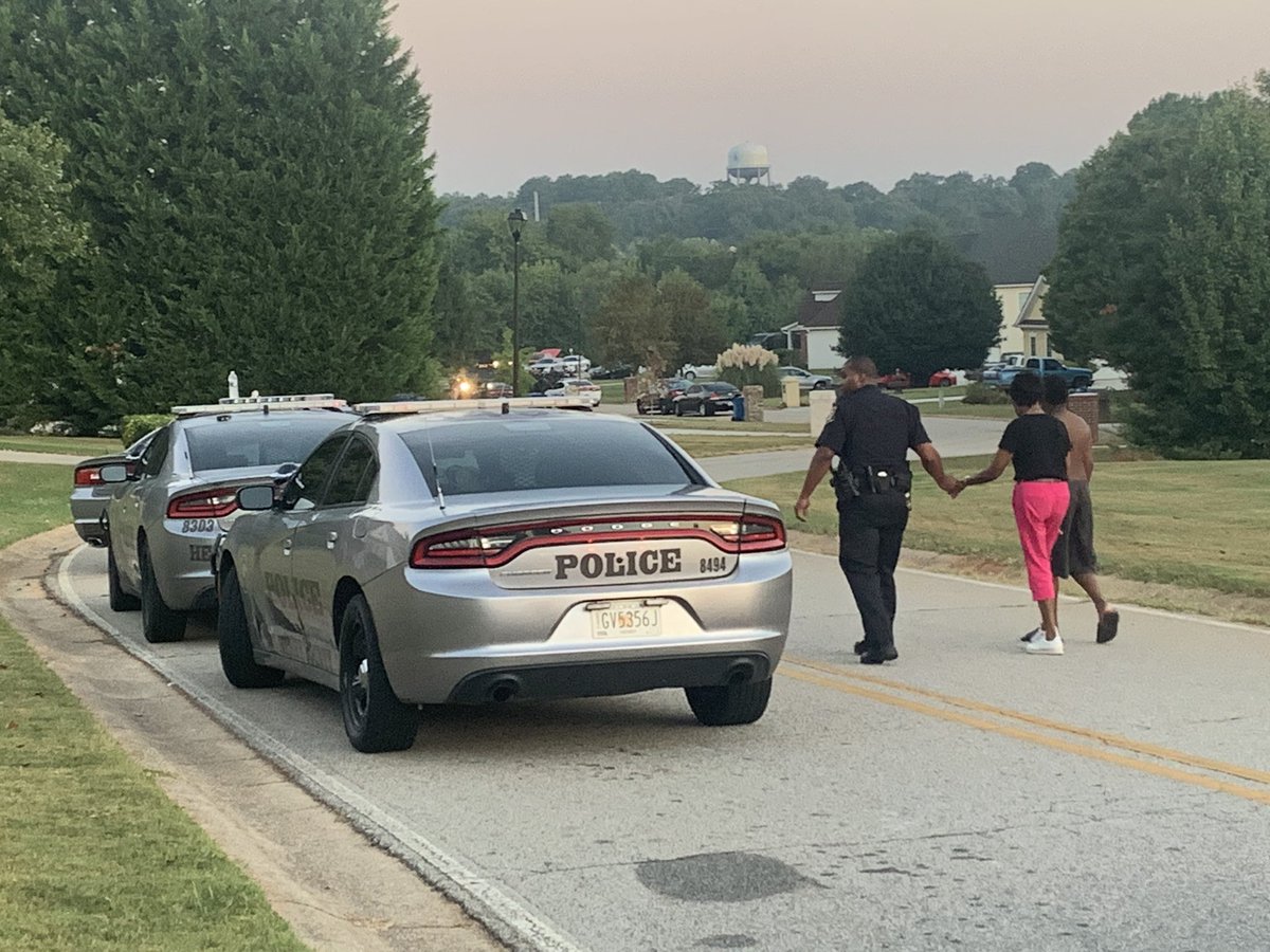 Appears SWAT standoff in Henry County is over. Just saw suspect removed from from the house on a stretcher and taken away in ambulance