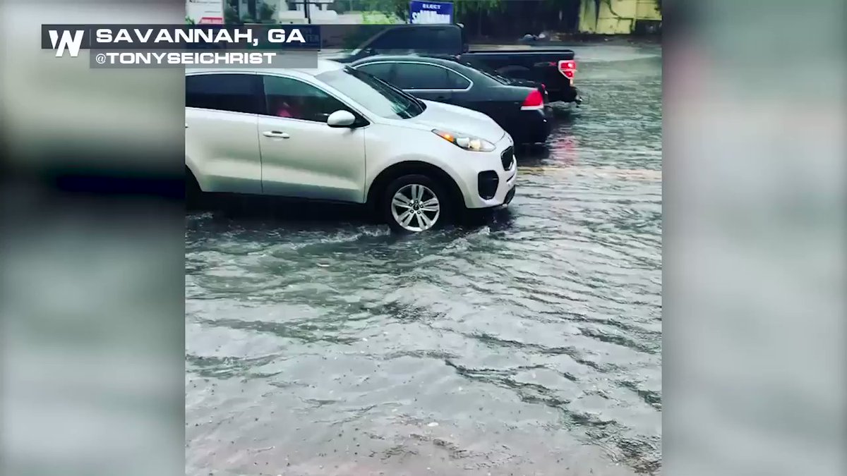 Street Flooding in Savannah, Georgia:  This is what happens when over 2.50 of rain falls in a short period of time