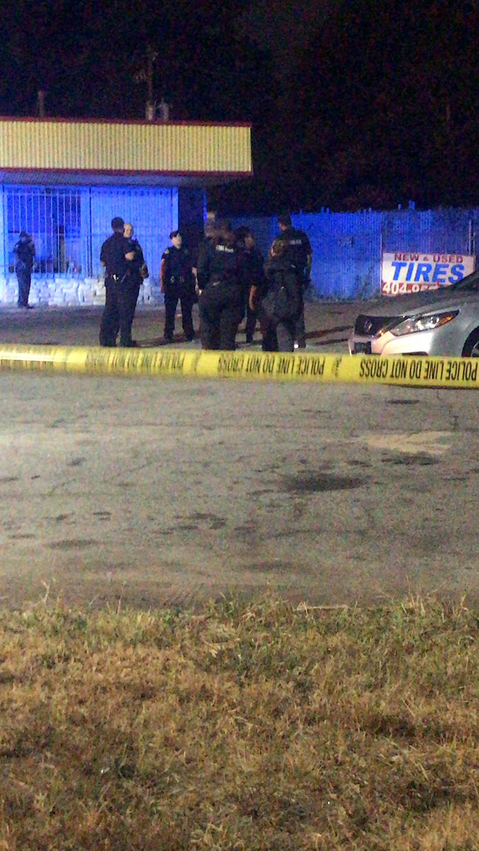 CSI investigators just got here. Moreland Ave shooting investigation at what's called The Chill Spot