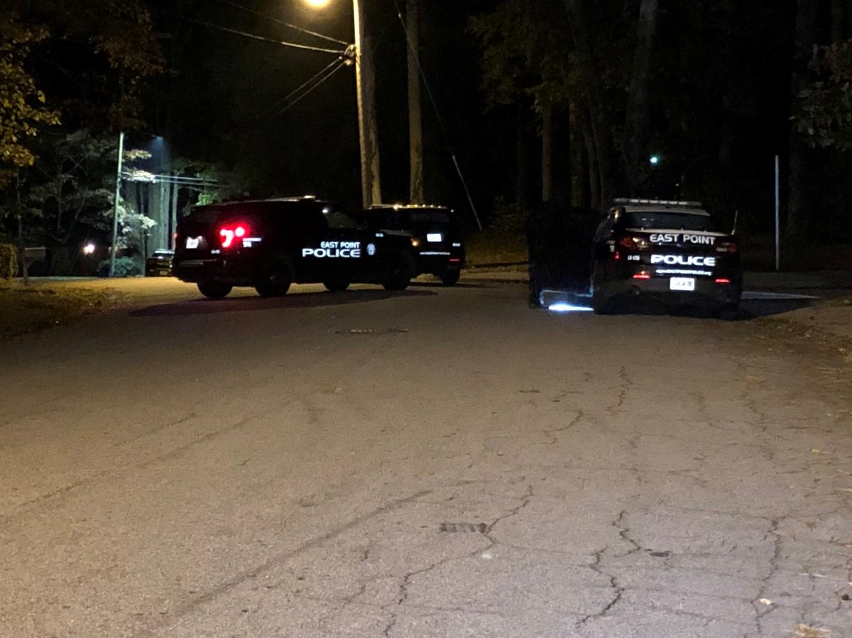 Gunshots have been heard during a possible hostage call in East Point.  Police are on-scene, there, as well as a SWAT Team.