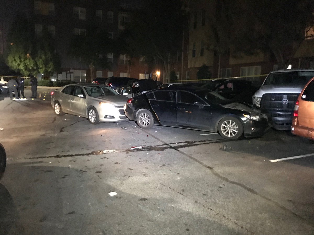 One woman is dead after an attempted carjacking at a SW Atlanta apartment. A man who heard the commotion and came outside and got shot. 