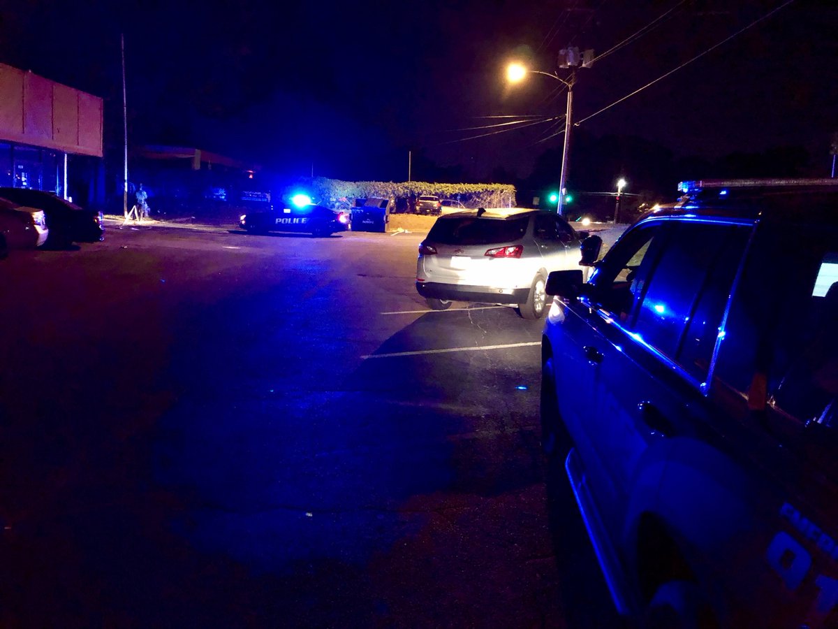 Police in DeKalb County tell one person has been shot here. This is the scene outside of a club at Covington Highway & Wesley Chapel Road.