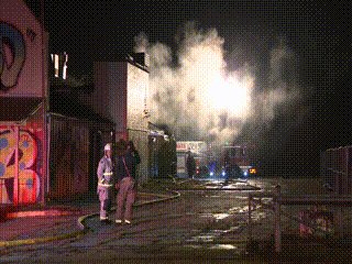 As Atlanta  firefighters worked this fire on Metropolitan Parkway,  a body was found.