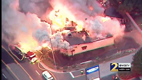 A massive restaurant blaze is impacting traffic for many drivers in Hall County - 