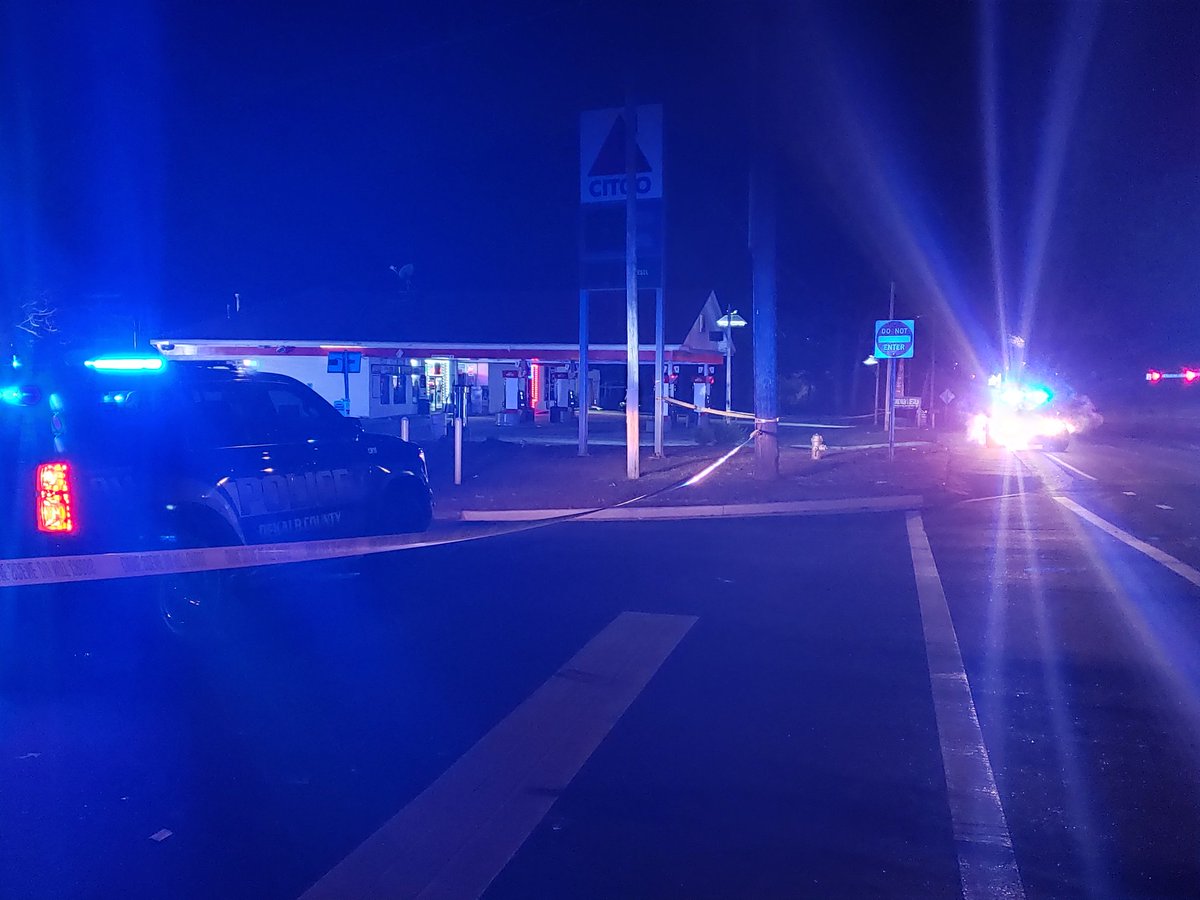 Woman shot in back/ neck at a Dekalb Co gas station/strip mall parking lot. No arrests made. 
