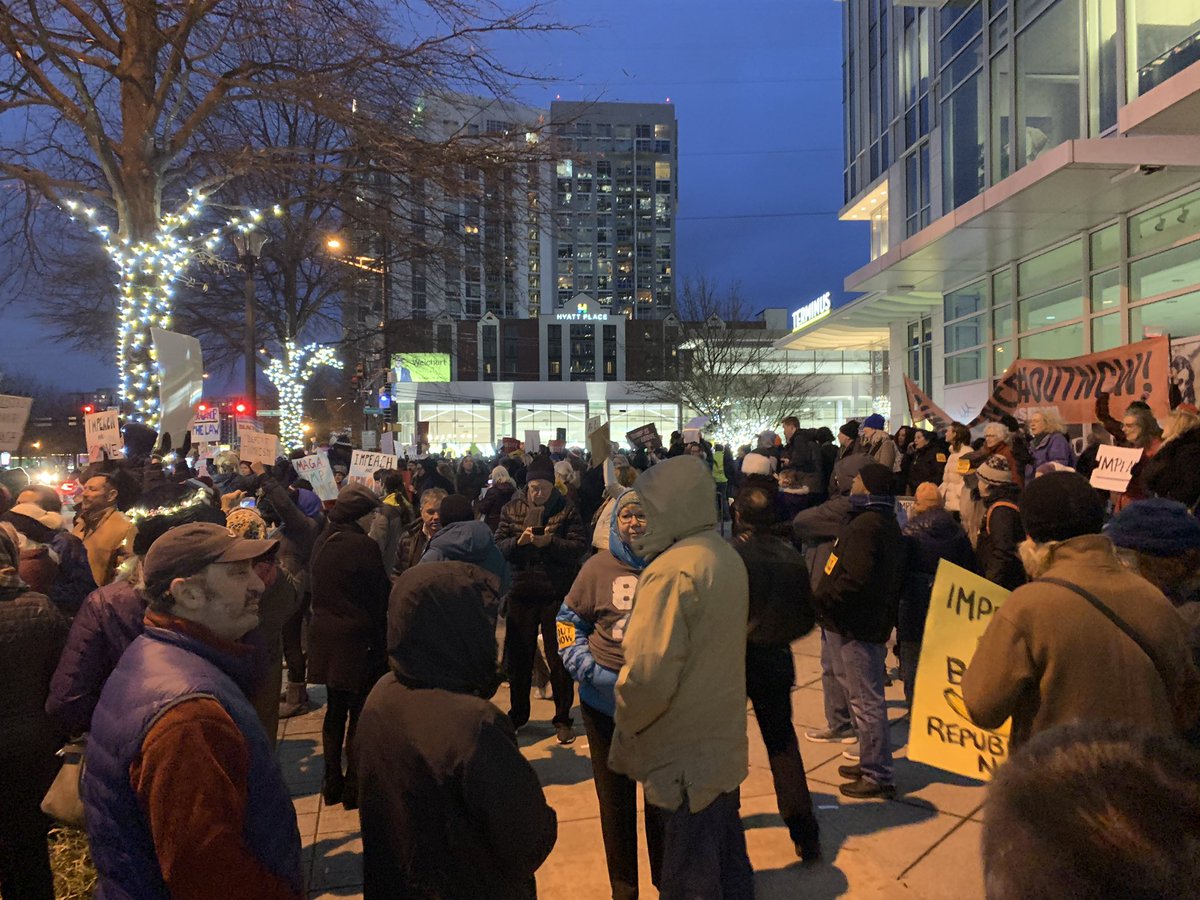 #ImpeachmentEve Atlanta is picking up