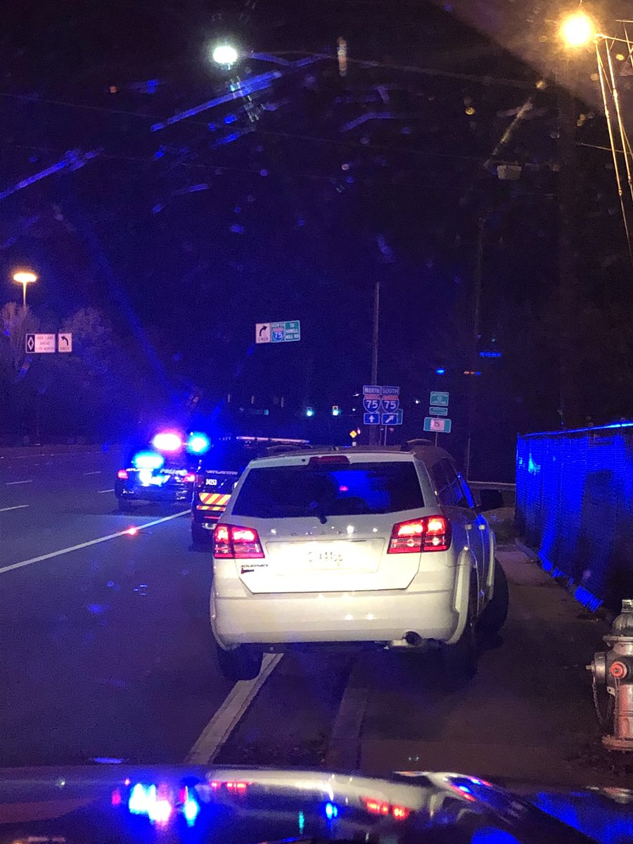 21yr old man was shot in an SUV. About 5-6 people took an Uber from the strip club Diamond. There was an altercation in the car & someone in the car fired shots. They all jumped out on the interstate and ran. Uber driver came to the four seasons to call police