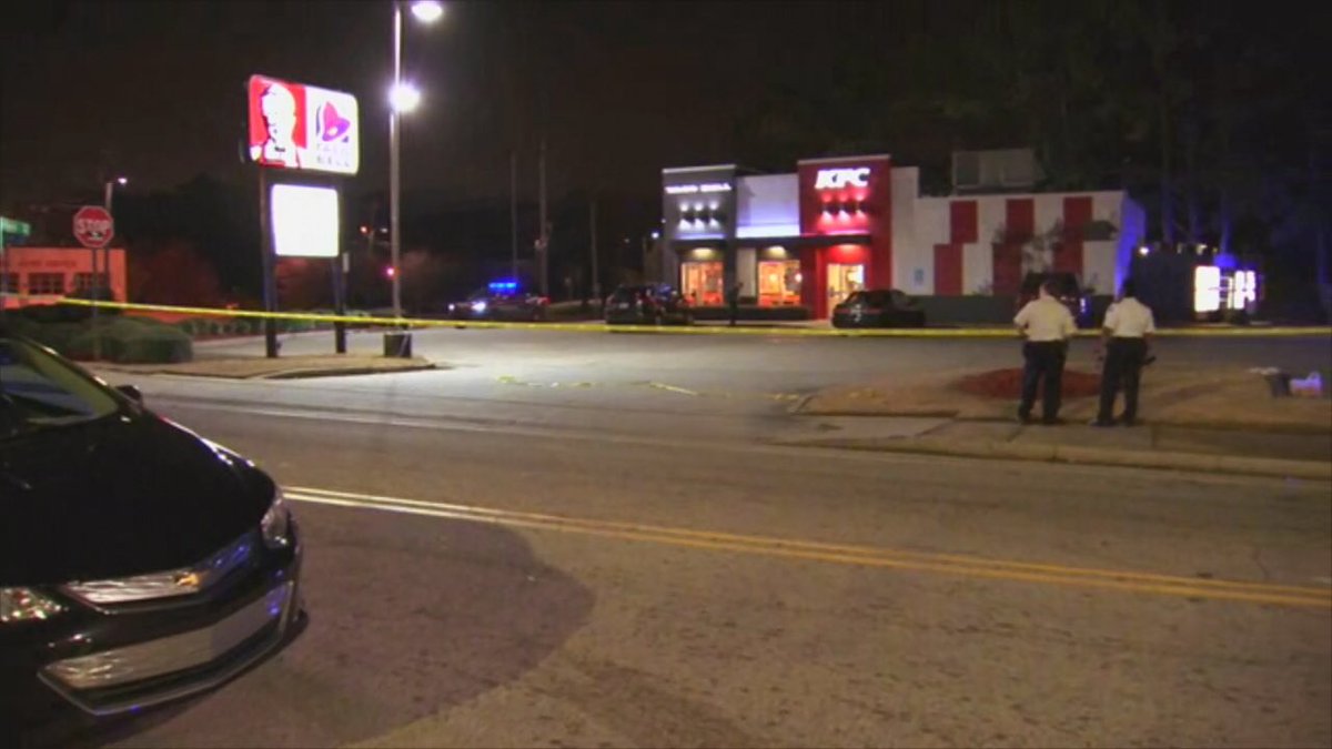 The shooting happened on Bakers Ferry Road around 8:15 p.m. Police found a man who had been shot in the head and a woman who was shot in the leg. Both were taken to Grady Memorial Hospital. The female victim is stable. The man’s condition is unclear. Police say the couple was in a car when two men walked up and shot into the car multiple times.