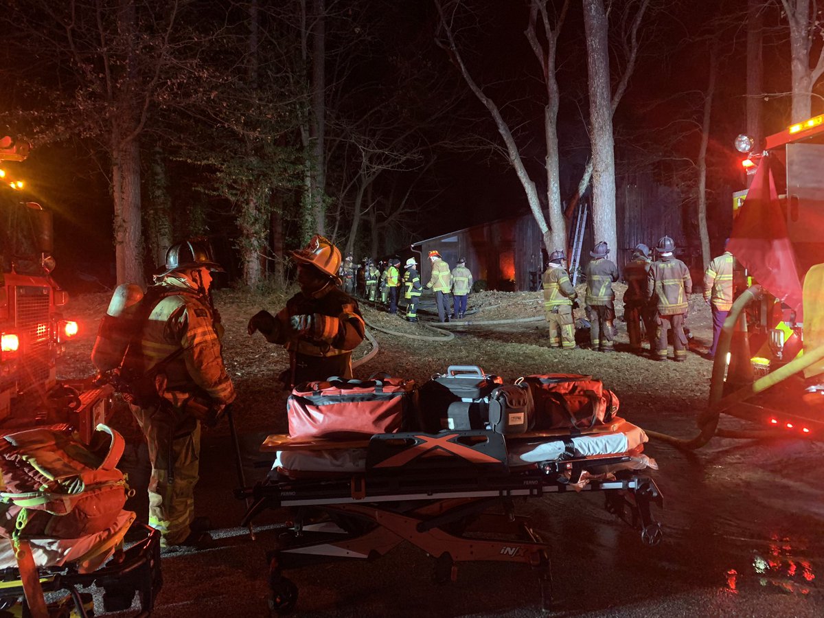 Fire out at house fire in DeKalb County. 