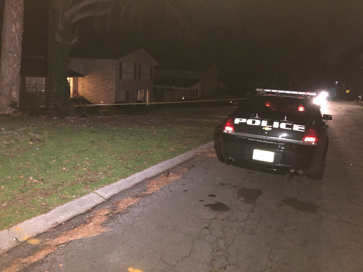 DeKalb police are searching for the person who shot a woman inside of a DeKalb County home.