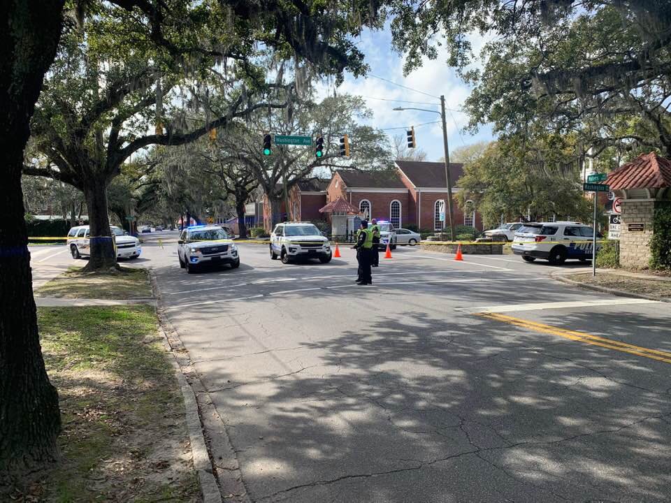 Waters Avenue between 49th Street and Washington Avenue is closed in both directions due to a crash with injuries involving a vehicle and bicyclist. The closure is expected for approximately one hour. 