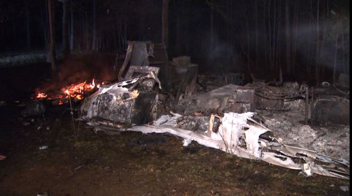 A man has died in a house fire in Cowetta County. His cabin is unrecognizable. investigators throughout the morning as they work to see what caused his home to go up in flames