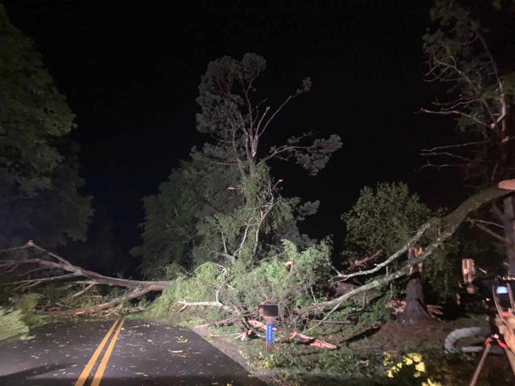 Storm damage across Georgia 