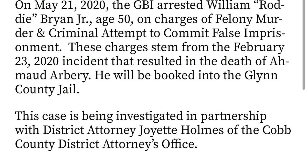 William Roddy Brian, the man who shot the viral video of the shooting of Ahmaud Arbery, has been arrested for murder and false imprisonment
