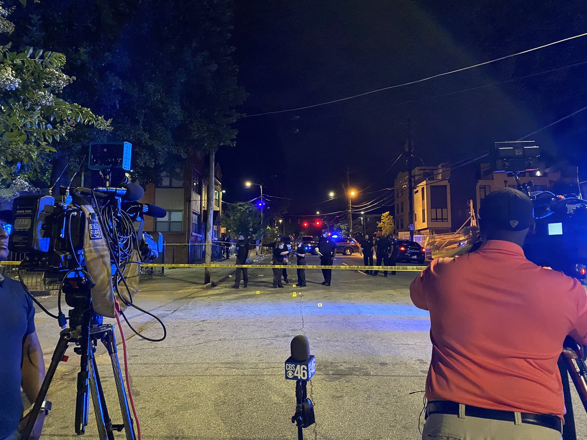 5 people shot on Parkway Drive in Atlanta. 1 adult male is dead, according to Atlanta police. Still an active scene @cbs46