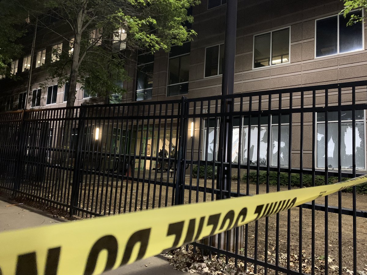Atlanta at Atlanta Field Office field office was ransacked overnight. Federal agents   patrolling the grounds.  Twitter chatter suggests the group targeted the property to stand in solidarity with Portland, where protestors have clashed repeatedly with agents guarding a courthouse