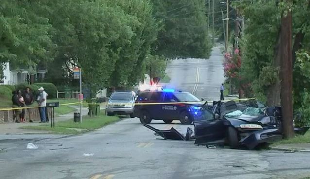 Police: Mother intentionally hit car killing 3-month-old daughter, injuring child's father. The wreck happened on Eason Street near Chappell Road in northwest Atlanta.