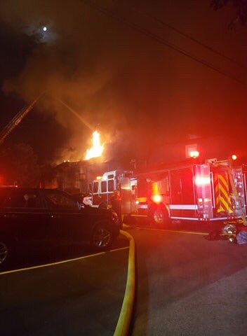 A massive blaze has overtaken Midtown Park Apartments on 12th Street. Columbus Fire and EMS with Columbus PD are on the scene.