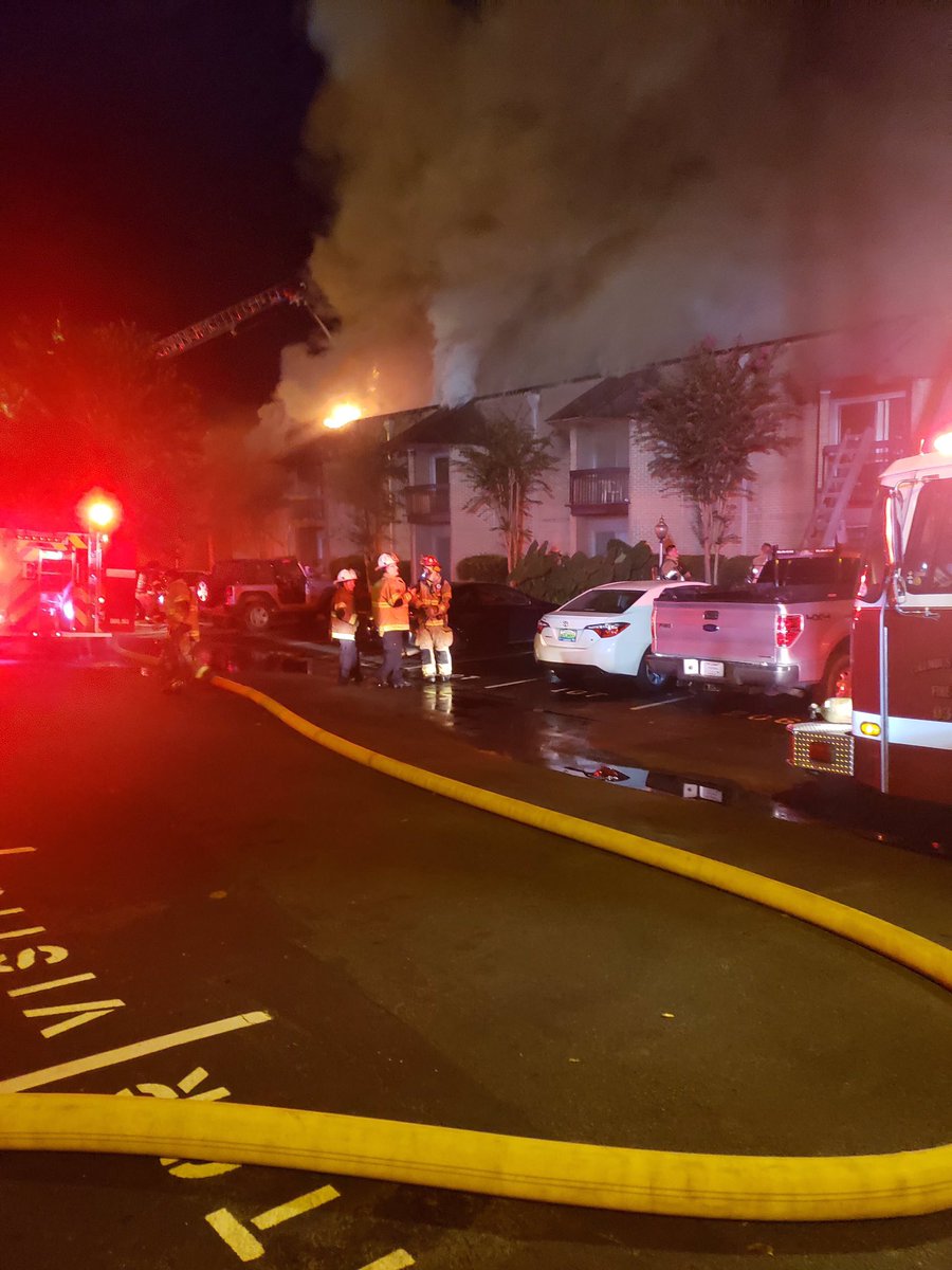 A massive blaze has overtaken Midtown Park Apartments on 12th Street. Columbus Fire and EMS with Columbus PD are on the scene.