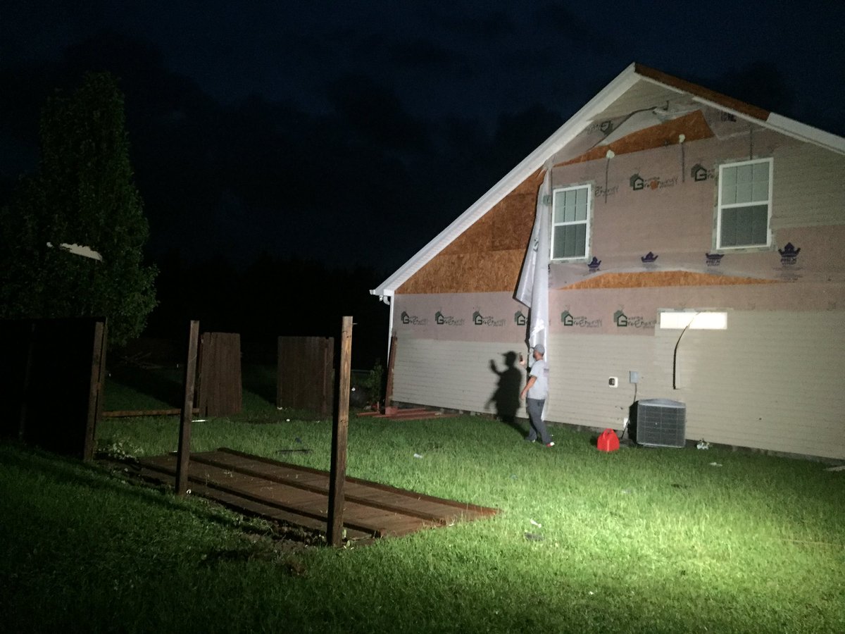 A likely tornado swept across parts of Effingham county overnight around Rincon.  WJCL 22 was on live during the warning to keep everyone safe in the storm's path.  Numerous homes are damaged.  We will provide updates throughout the day