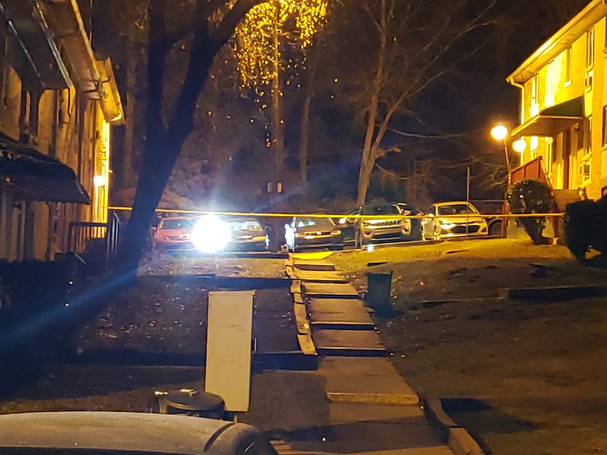 Gunfight inside a SW Atl apartment leaves man dead, sends another to the hospital. Detectives say a woman, who was there, fired the deadly shot after the gunman injured the other man.