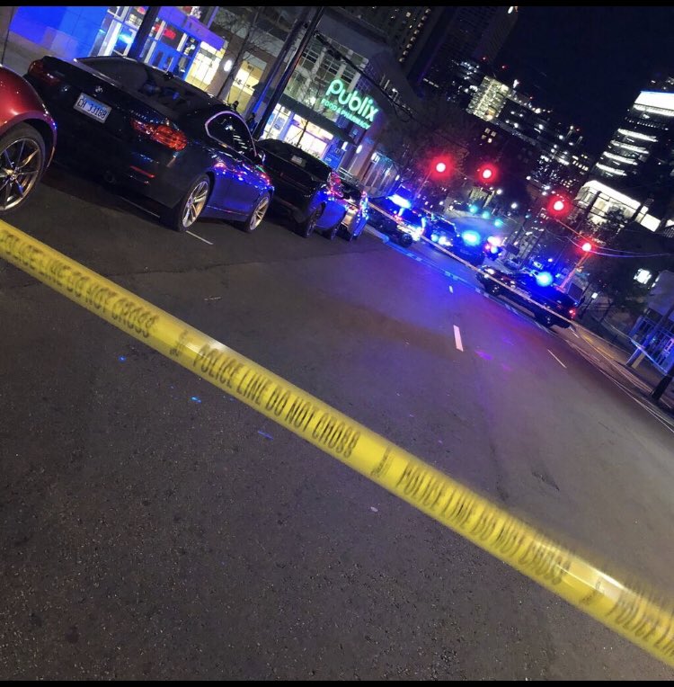 witness say shots fired in midtown this morning.  Atlanta, Georgia