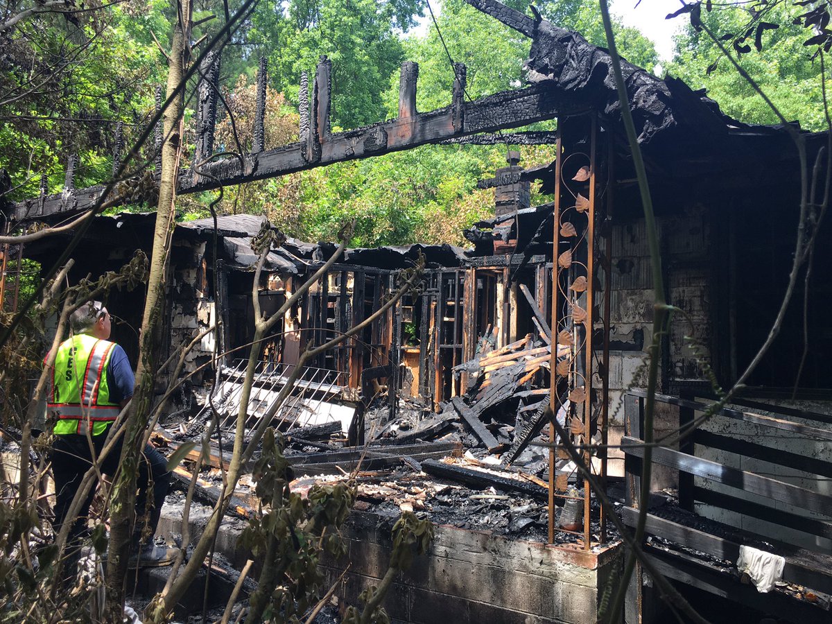 Chatham Emergency Services is back at a vacant home off Acl Blvd. & Gamble Rd. This home caught fire 7:30p Wed. Deputy Chief tells they're investigating fire as suspicious